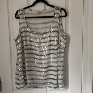 Sequined tank